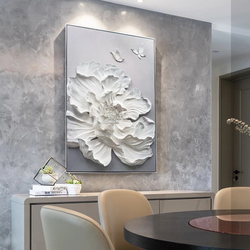The Altruistic Flower 3D Wall Decor With Metal Framing