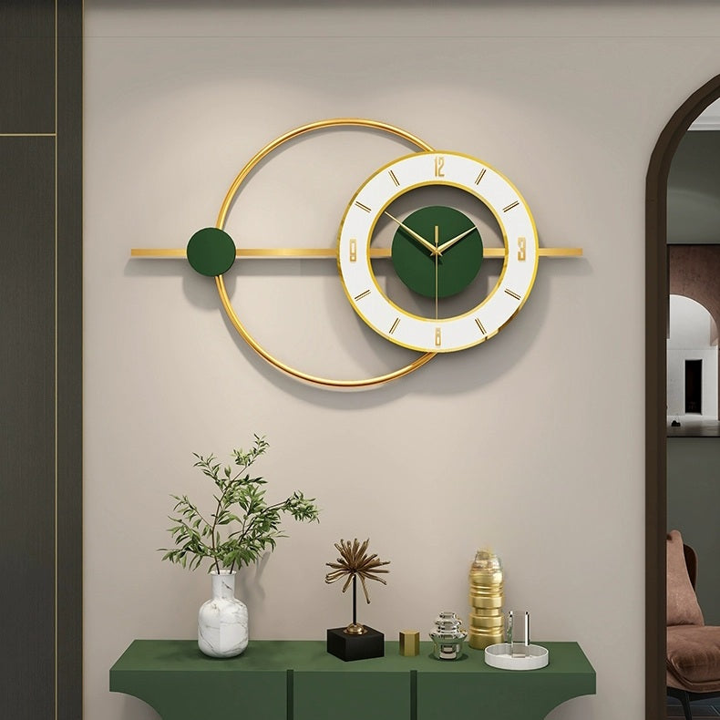 Fancy Metal Wall Clock For Home Decor