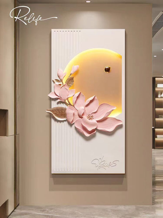 The Altruistic Flower 3D Resin Wall Decor