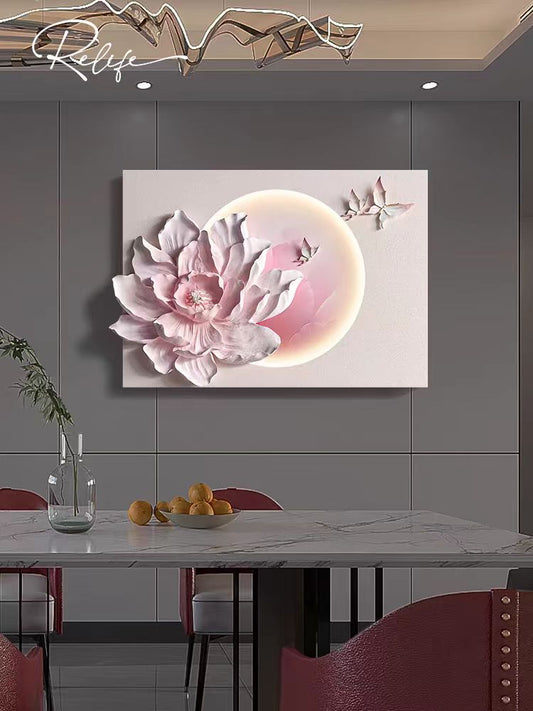 The Altruistic Flower 3D Resin Wall Decor