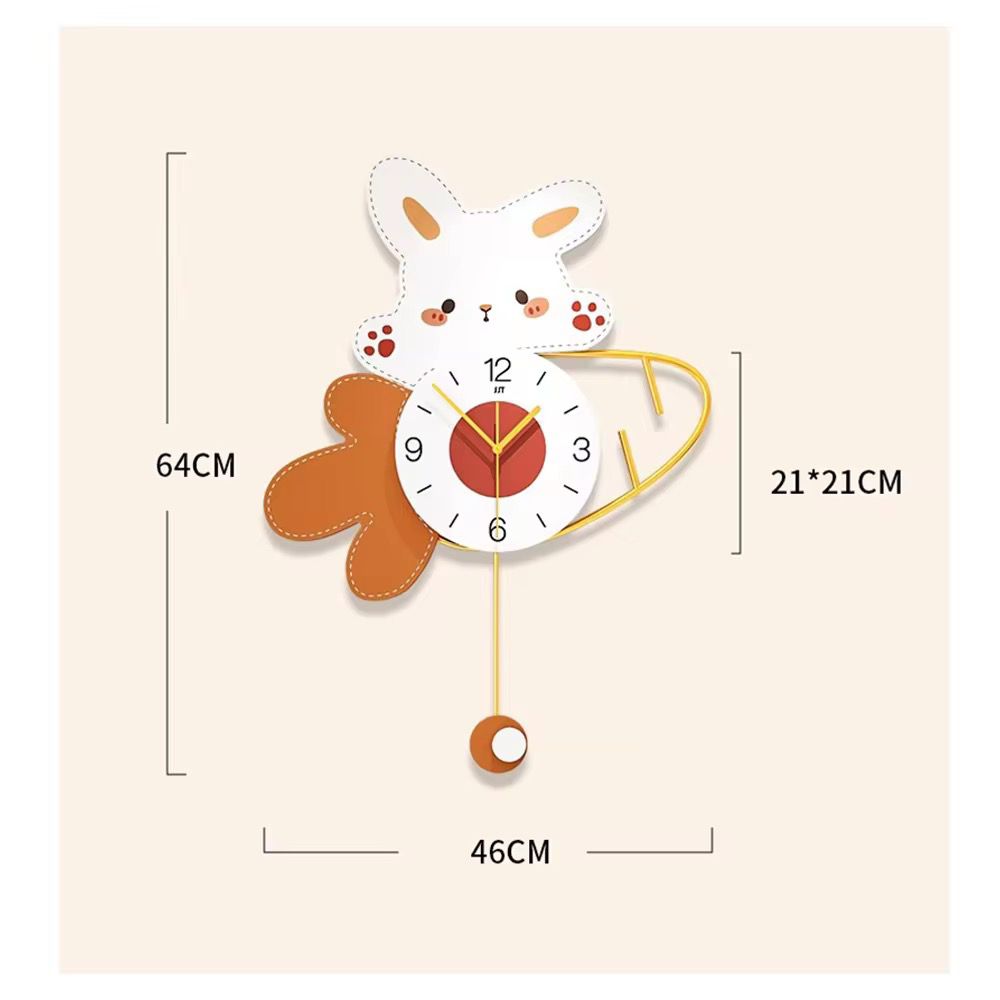 Fancy Metal Wall Clock For Home Decor