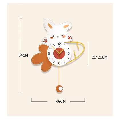 Fancy Metal Wall Clock For Home Decor