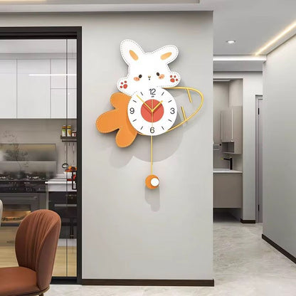 Fancy Metal Wall Clock For Home Decor
