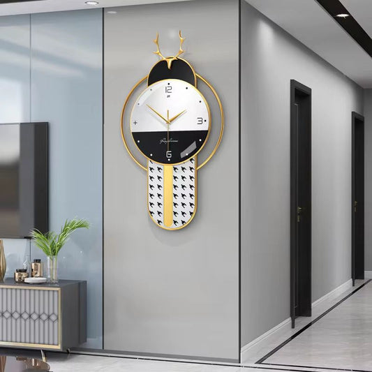 Fancy Metal Wall Clock For Home Decor