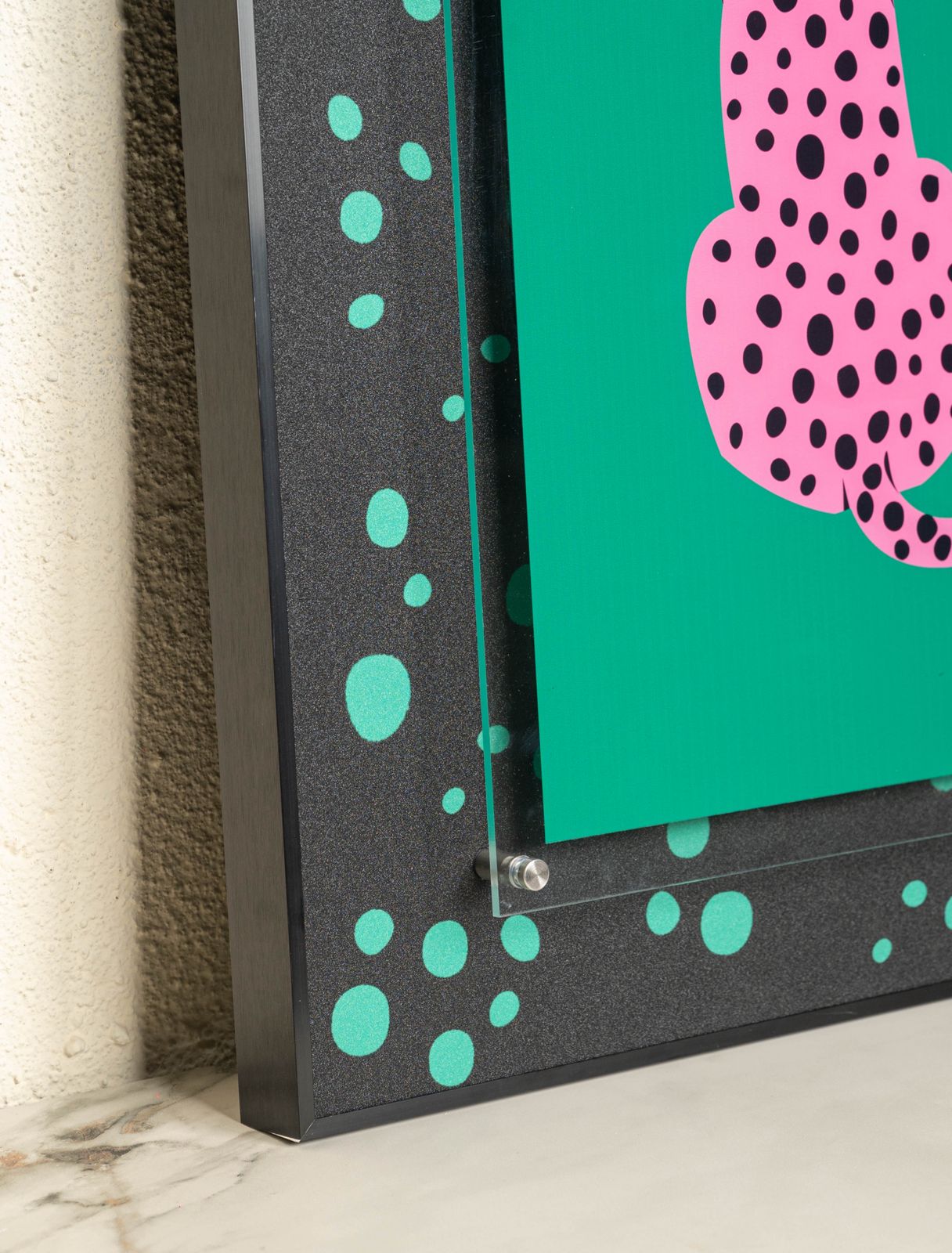 Urban Pop Art Frame - Pink Cheetah [ 24 x 32 Inch ]