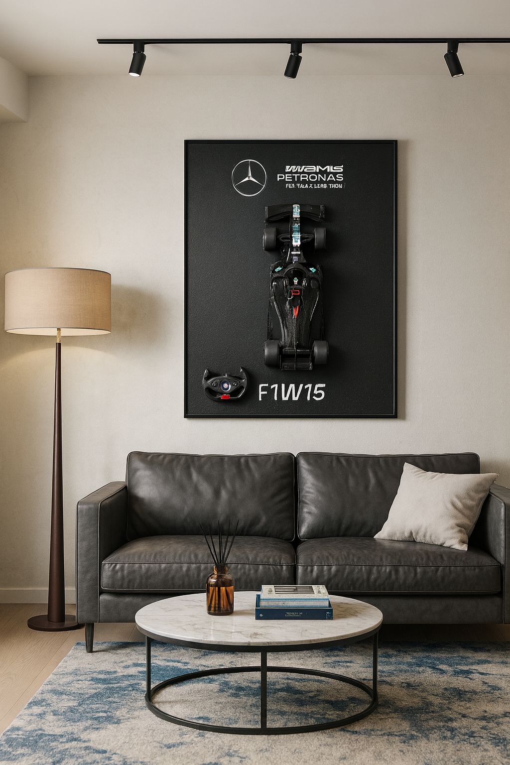Merc AMG Legacy Pop Art Shadow Box & Wall Decoration Items
