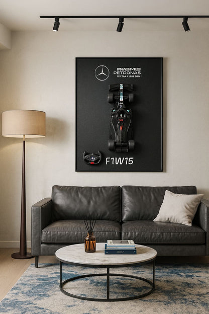 Merc AMG Legacy Pop Art Shadow Box & Wall Decoration Items
