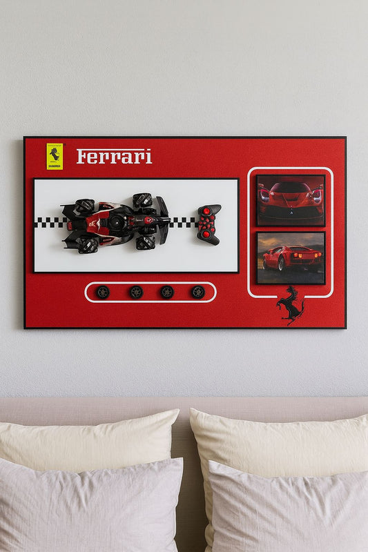 Ferrari Legacy Pop Art Shadow Box & Wall Decoration Items