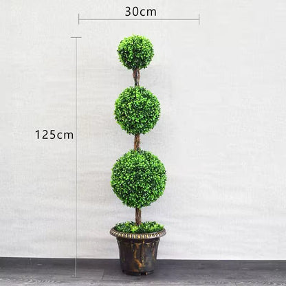 Artificial Topiary Plant Grass Balls 50 Inches