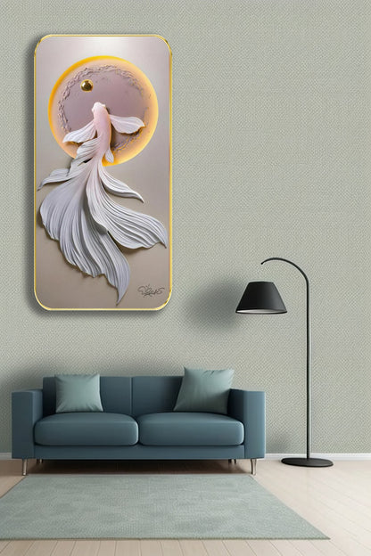 Modern Crystal Wall Paintings With PVC Framing [ 18 x 36 Inche ] Style 2