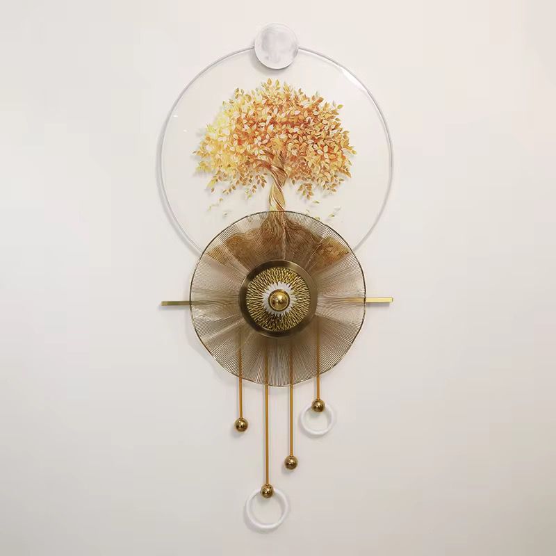 Modern Crystal Wall Decor For Wall Decor With LED Light [ 52 x 24 Inches] [ STYLE 2 ]