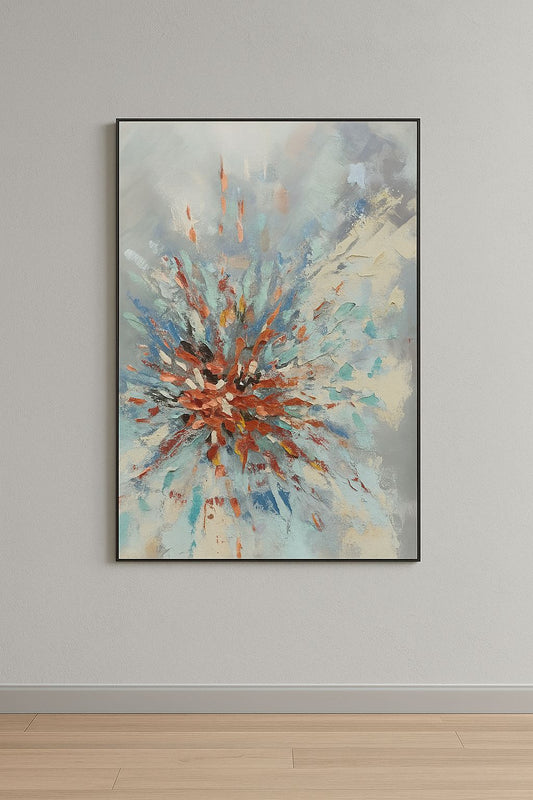 Its a Colourful World 100% Handpainted Wall Painting