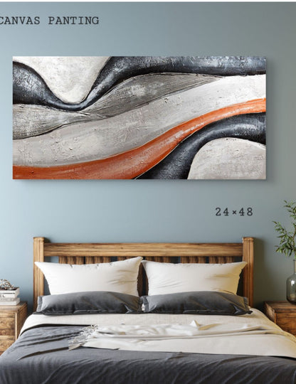 Abstract Canvas Painting for Home Décor [ 24 x 48 Inch ]
