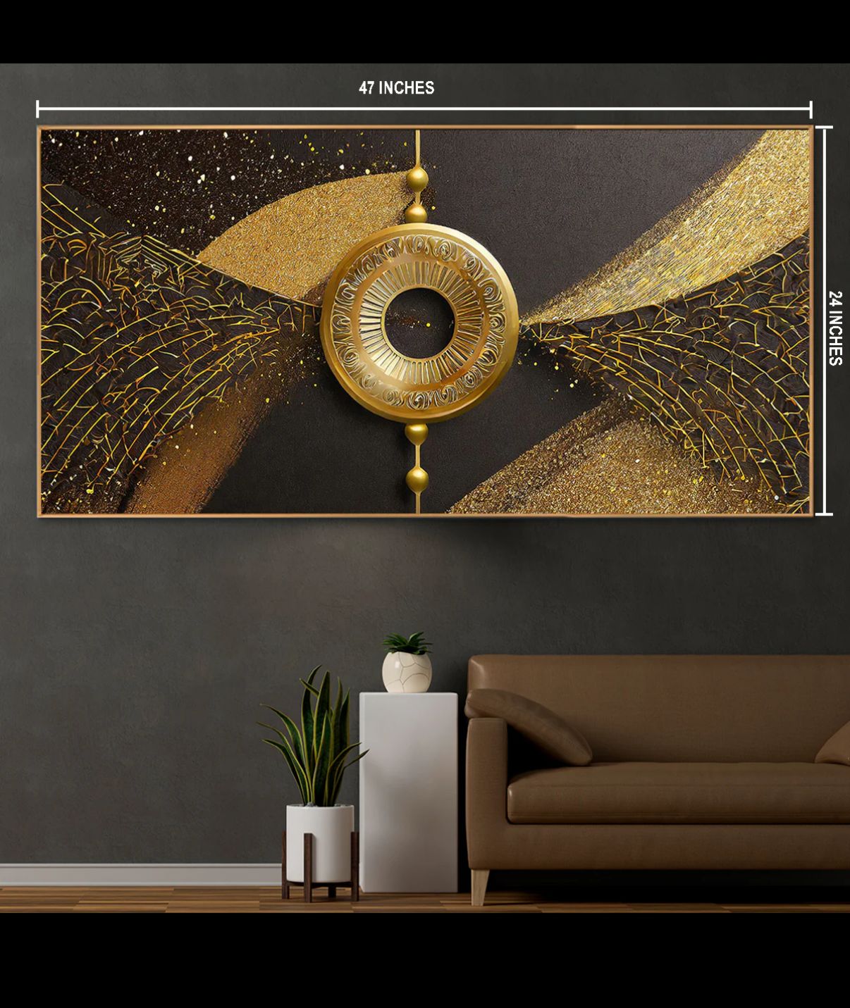 3D Infinite Dream Canvas Painting for Home Décor [ 24 x 48 Inch ]