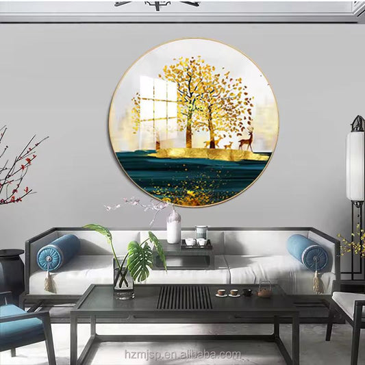 Premium Crystal Glass Wall Painting [ 32 x 32 Inches ]