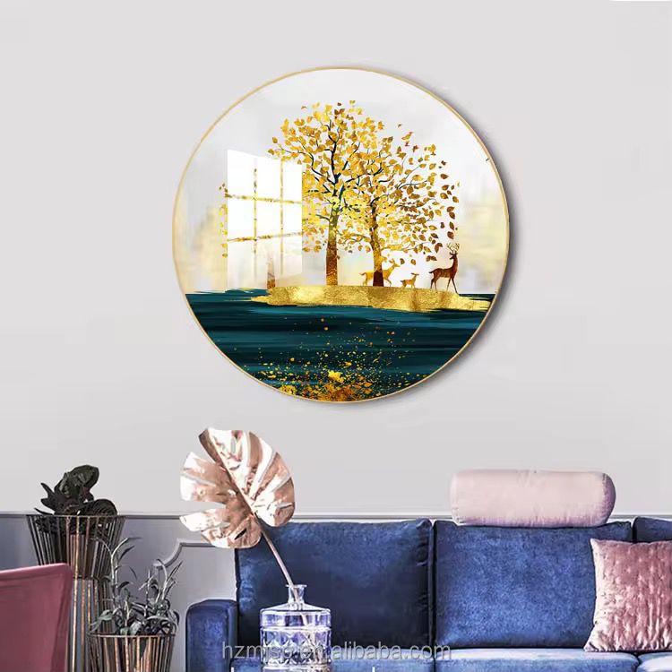 Premium Crystal Glass Wall Painting [ 32 x 32 Inches ]