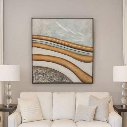 Colourful World 100% Handpainted Wall Painting
