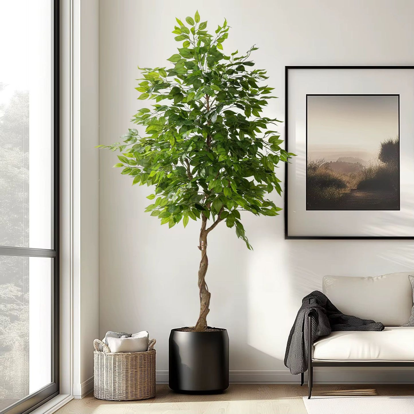 Alocasia Symphony - Artificial Alocasia Plant 60 Inches