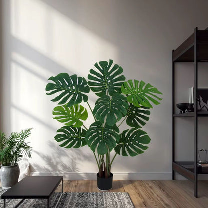 Artificial Lush Monstera Plant - 4 Feet