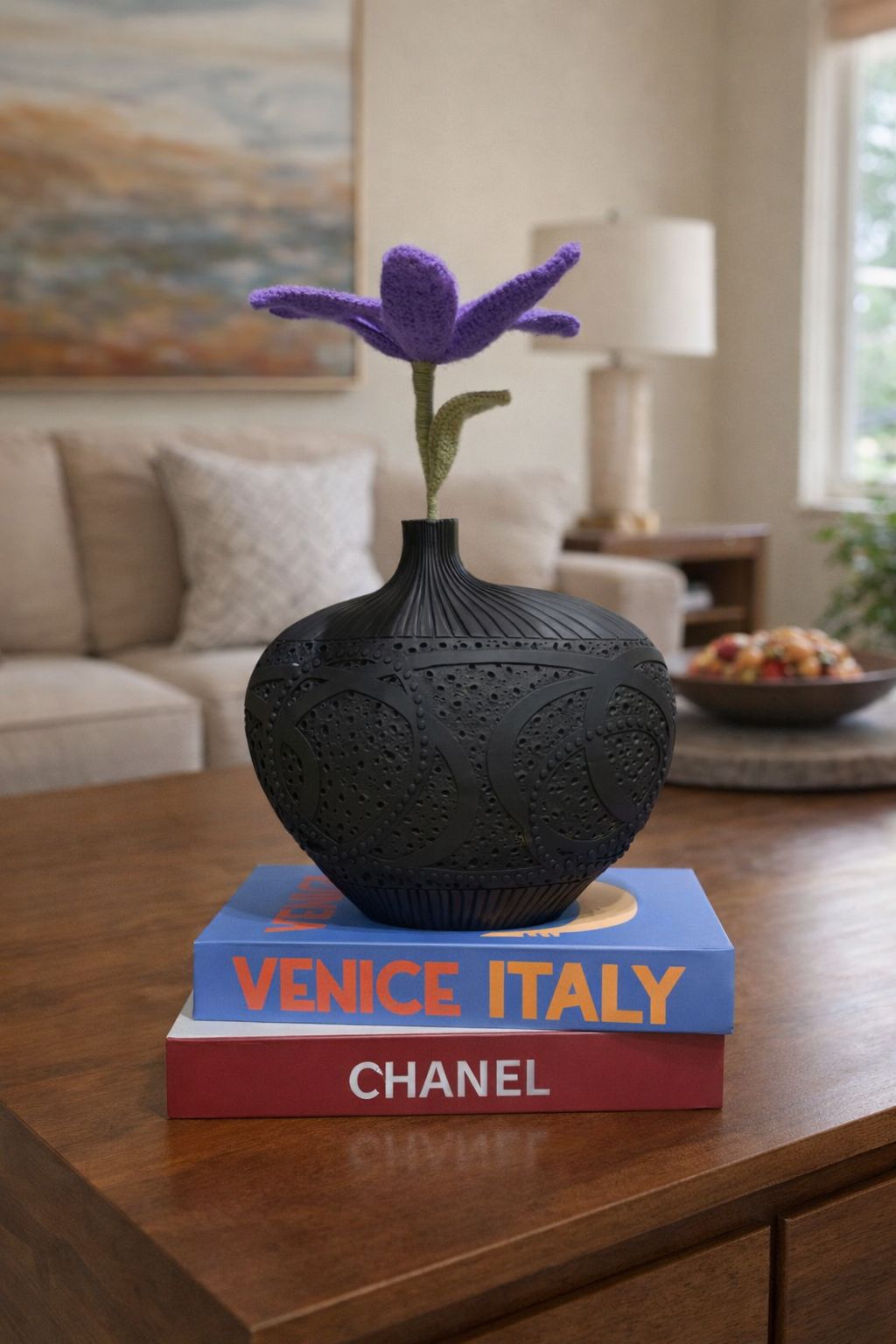 Premium Handcrafted Polyresin Flower Vase For Home - Style 6