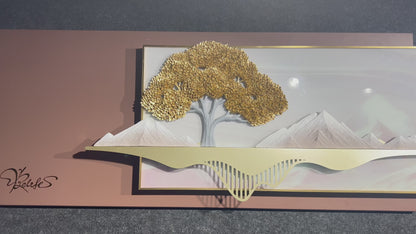 The Altruistic Flower 3D Resin Wall Decor