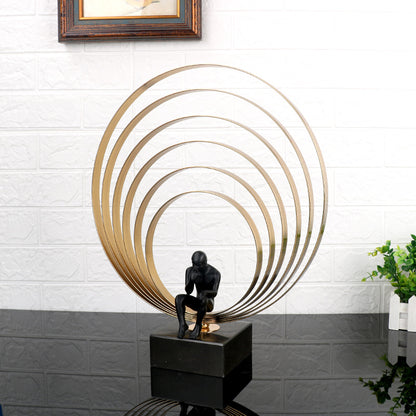 Mam Sitting Showpiece For Home Decor