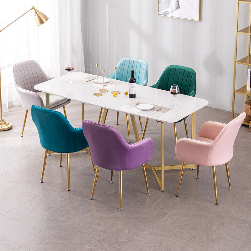 Baby Pink Velvet Tufted Luxury Lounge Chair