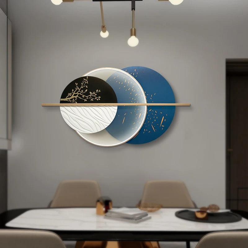 Premium Metal Wall Art With Led Light