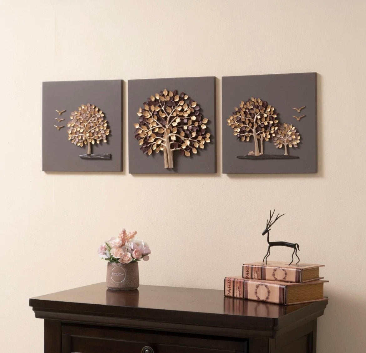 THE ALTRUISTIC TREES 3D WALL DECOR - SET OF 3