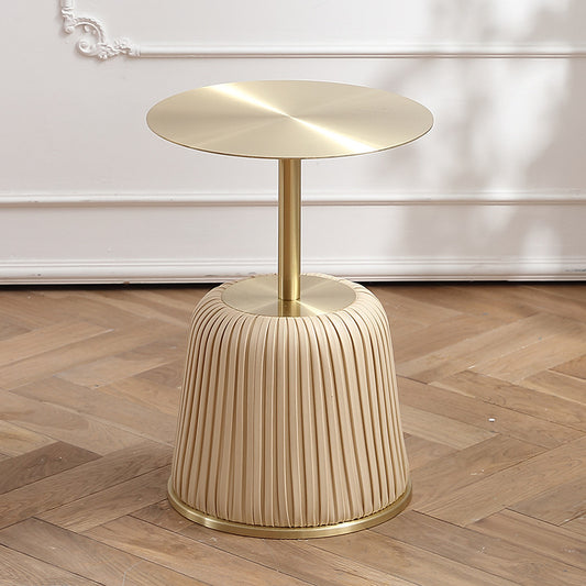 The Golden Sphere Accent Side Table (Stainless Steel)