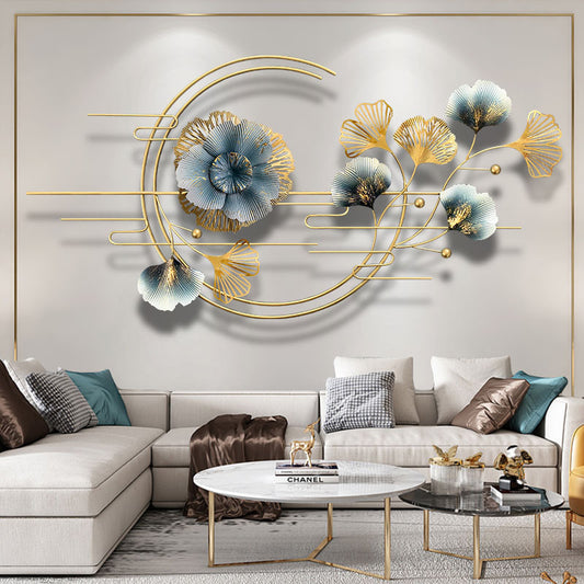 Floral Metal Wall Art For Home Decor