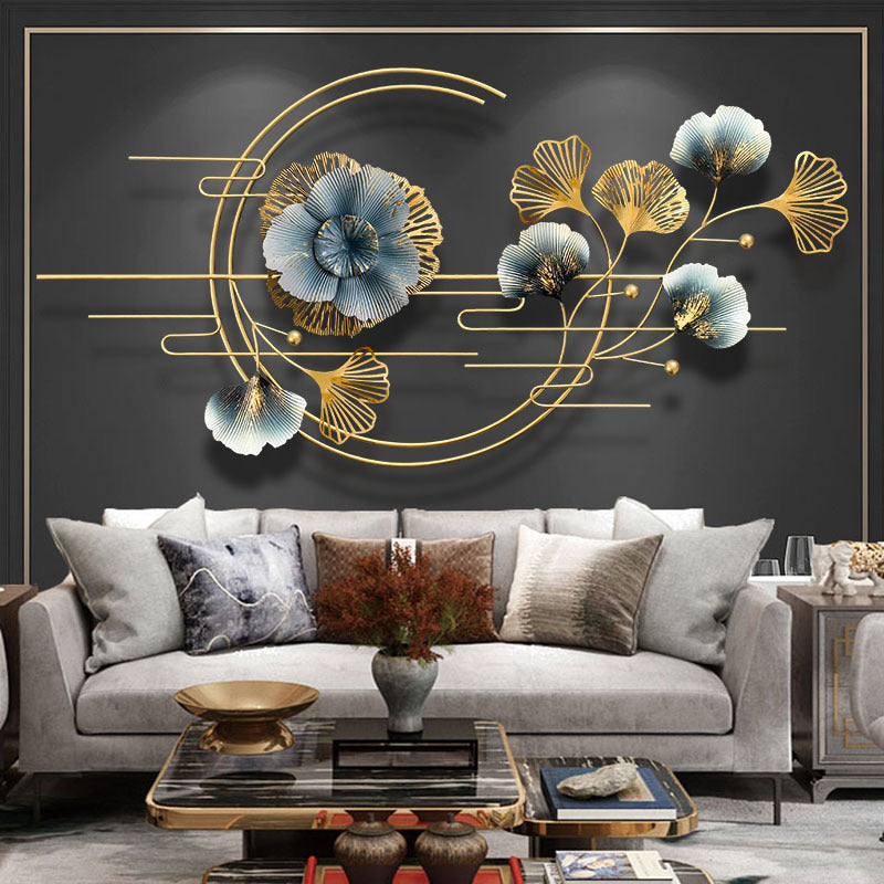 Floral Metal Wall Art For Home Decor