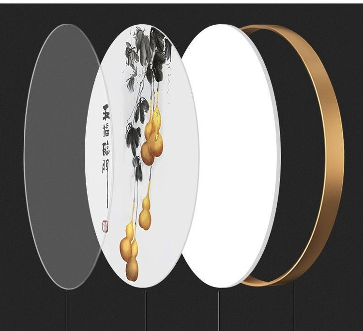 3D Pearl Work Painting With Metal Framing For Home Decor [ 32 x 32 Inches ]