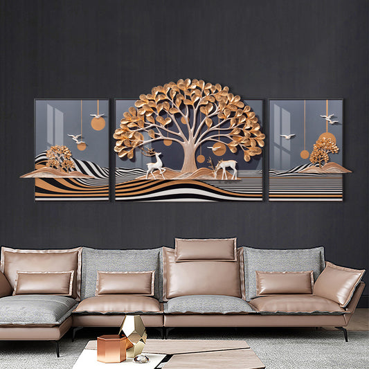 THE ALTRUISTIC TREES 3D WALL DECOR [ Pack of 3 ]