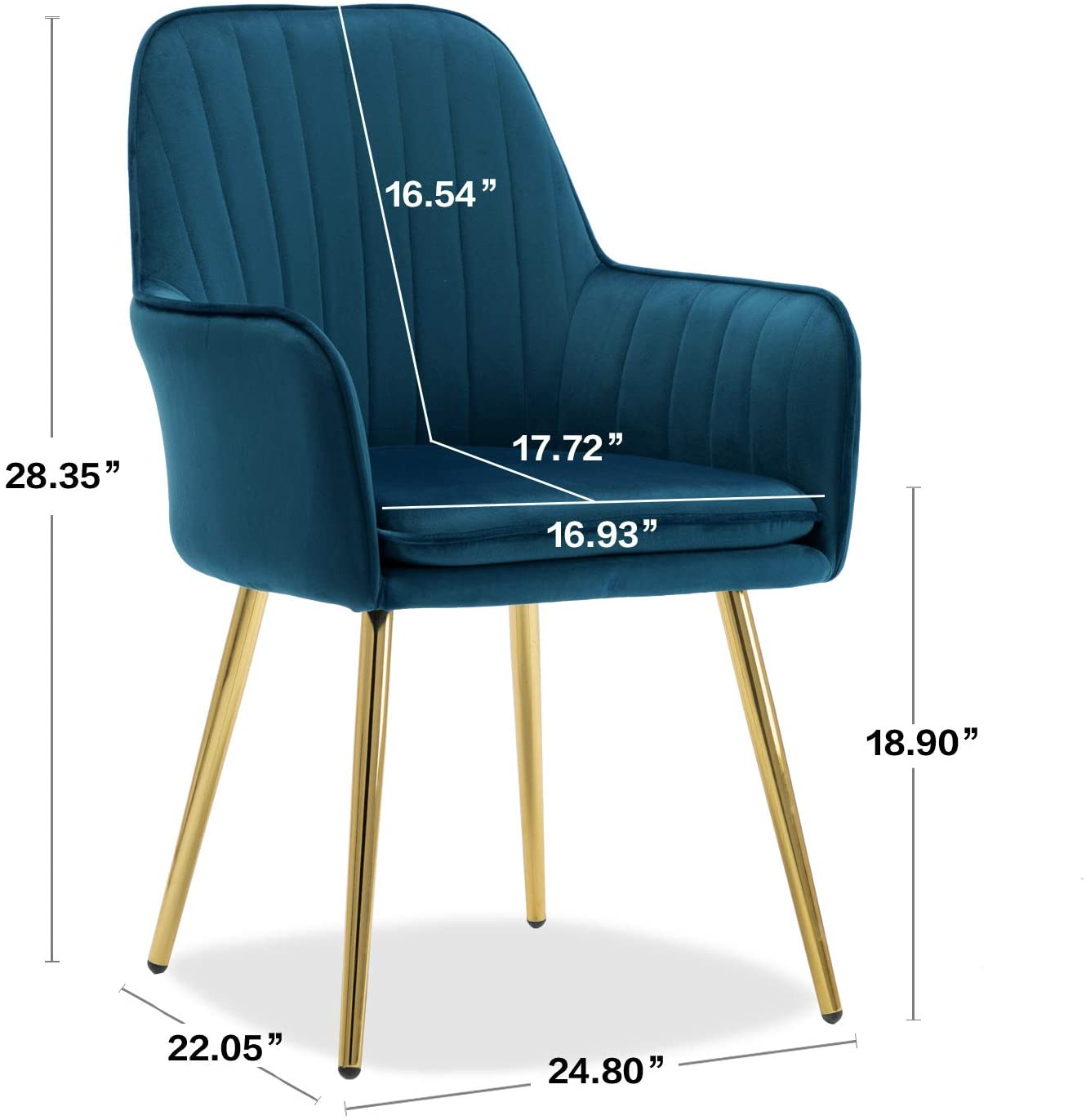 Grey Velvet Tufted Luxury Lounge Chair