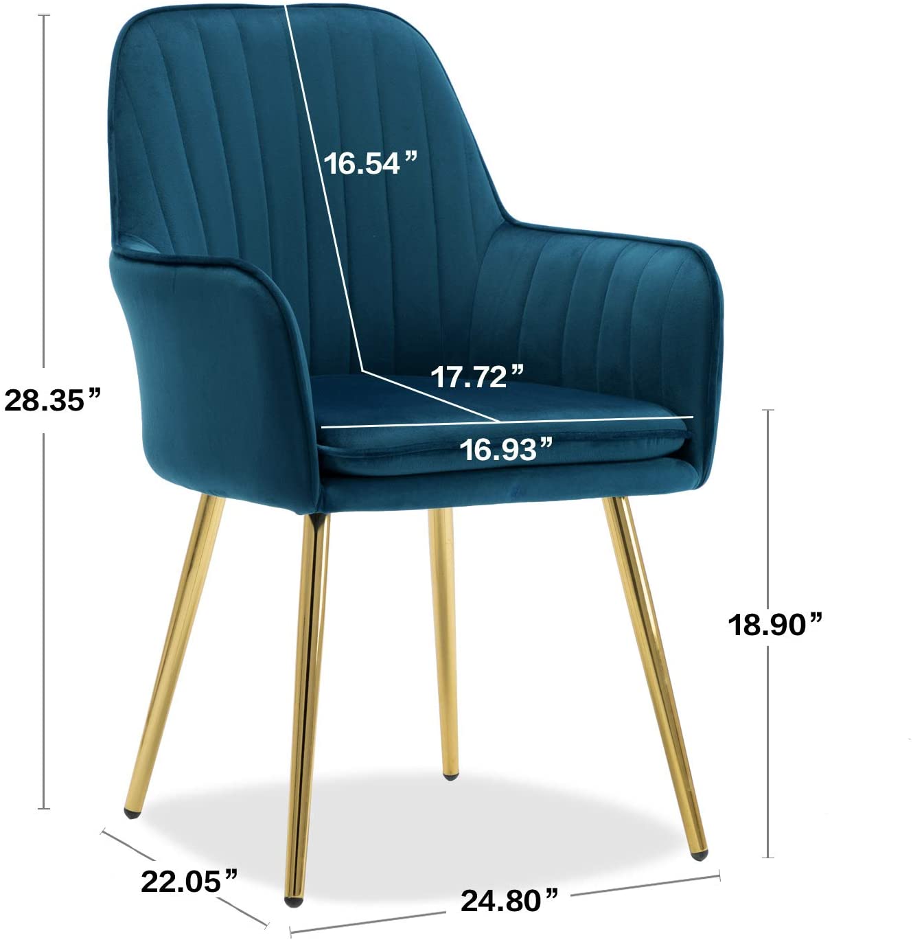 Green Velvet Tufted Luxury Lounge Chair