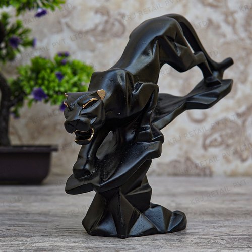 Resin Black Panther For Home Decor